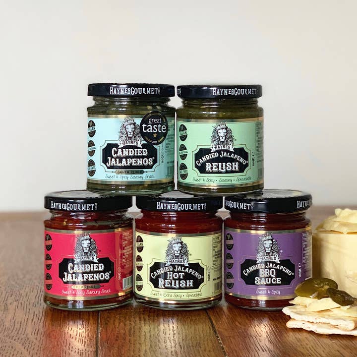 Haynes Gourmet UK - Wholesale BBQ Sauce - Haynes Candied Jalapeno BBQ Sauce, the Perfect Burger Sauce