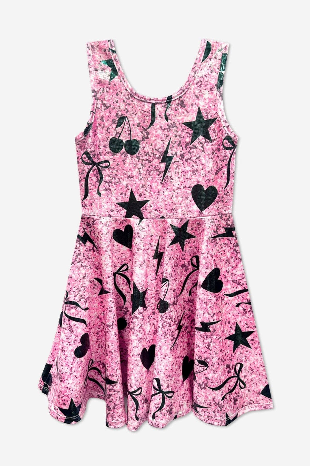 PixieLane - Wholesale Dress - Kids - Glitter Tank Super Twirl Dress7