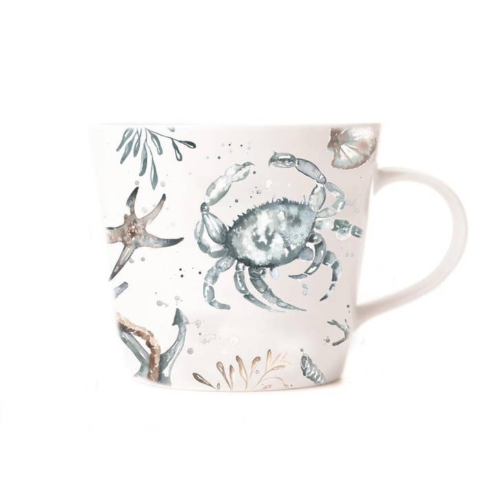 Nauticalia – wholesale Coffee mug – Meg Hawkins Nautical Collage Mug