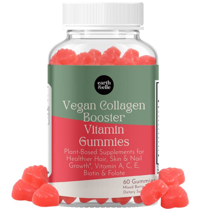 Earth & Elle - VEGAN COLLAGEN GUMMIES – 60 GUMMIES for wholesale by Earth and Elle
