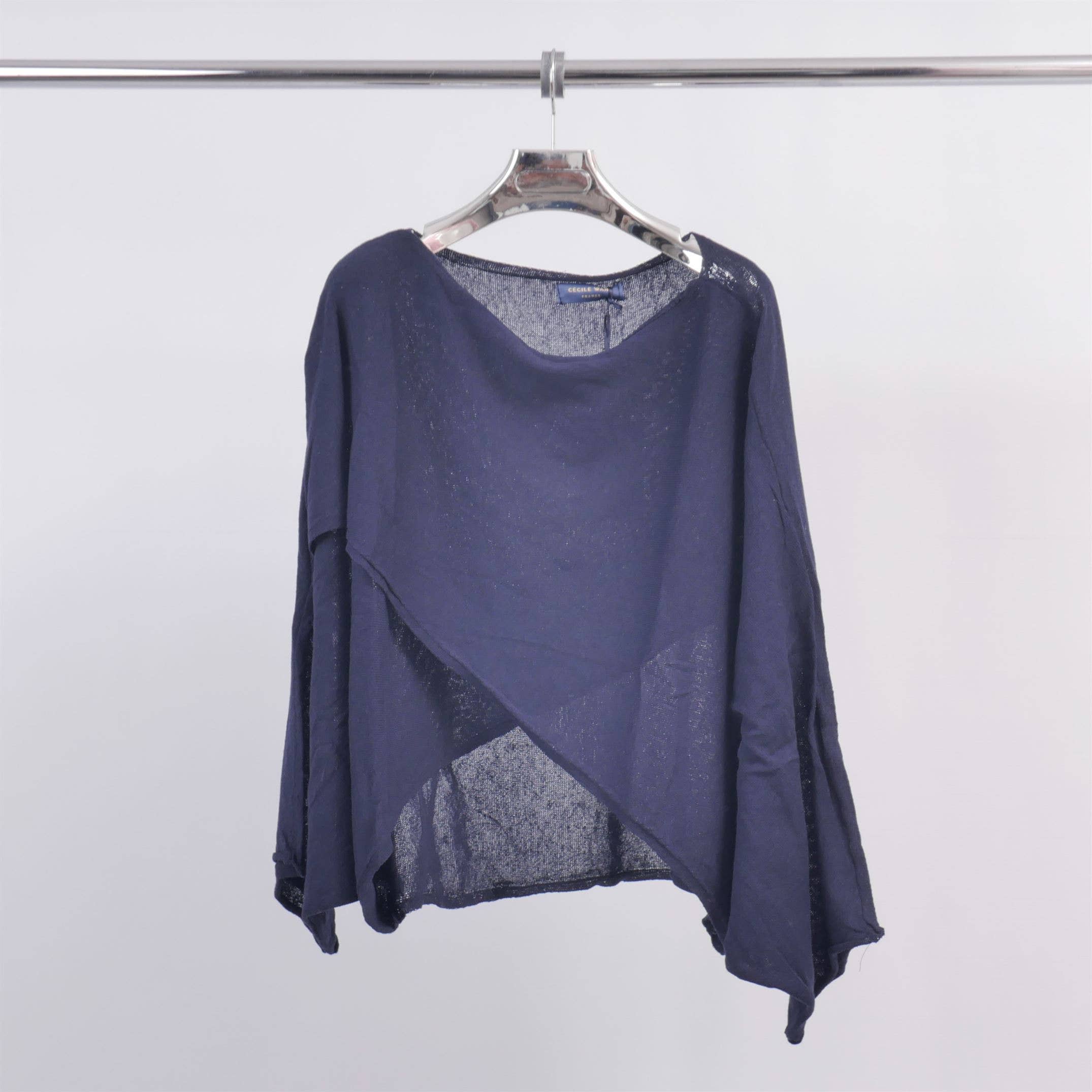 Cecile Wang – wholesale Knitted jumper – Women′s – Oversized cotton sweater DS231415