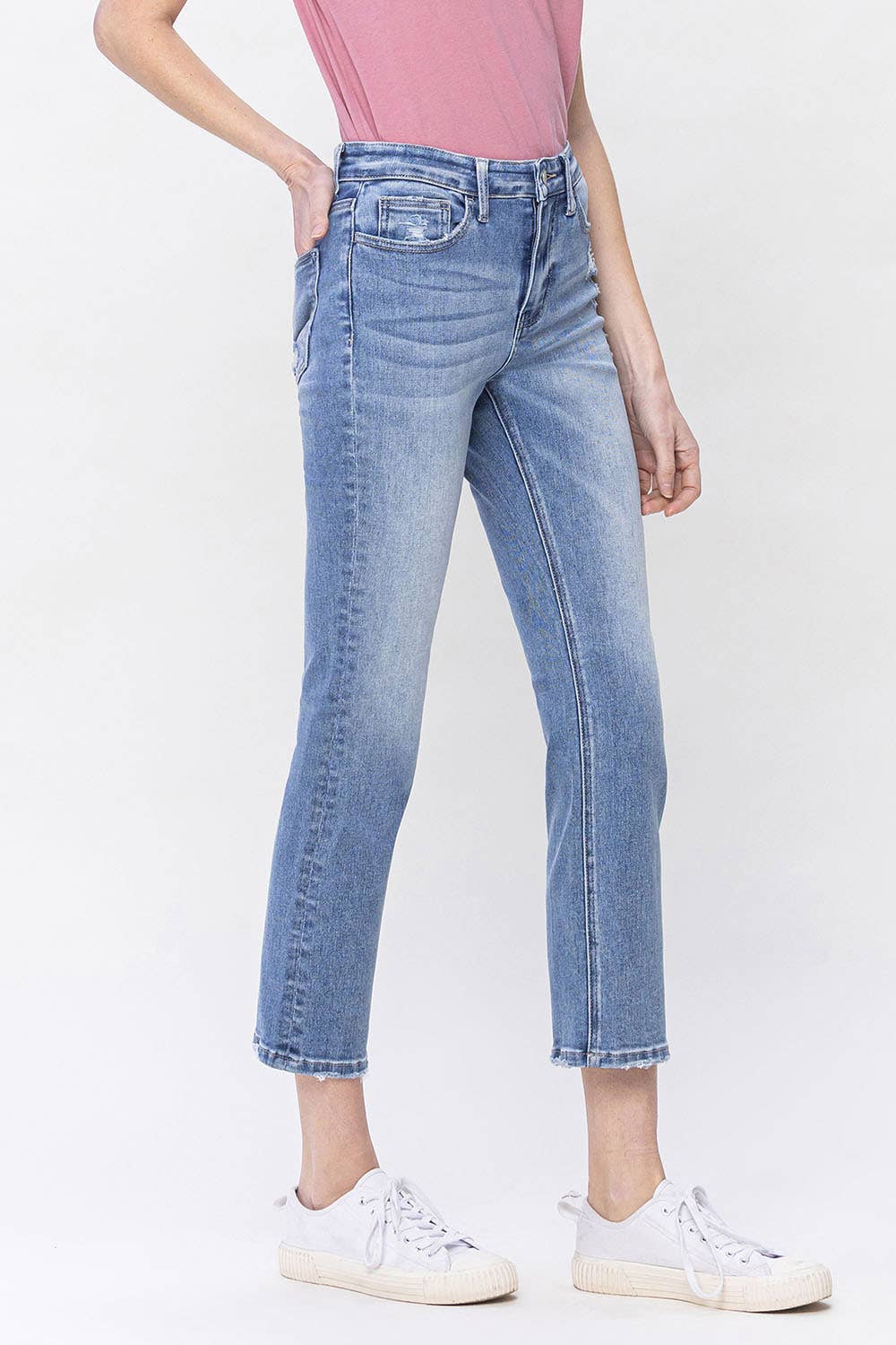 PERSEVERANZA JEANS DRITTI SLIM A VITA ALTA LV1140 in vendita all'ingrosso su Faire6