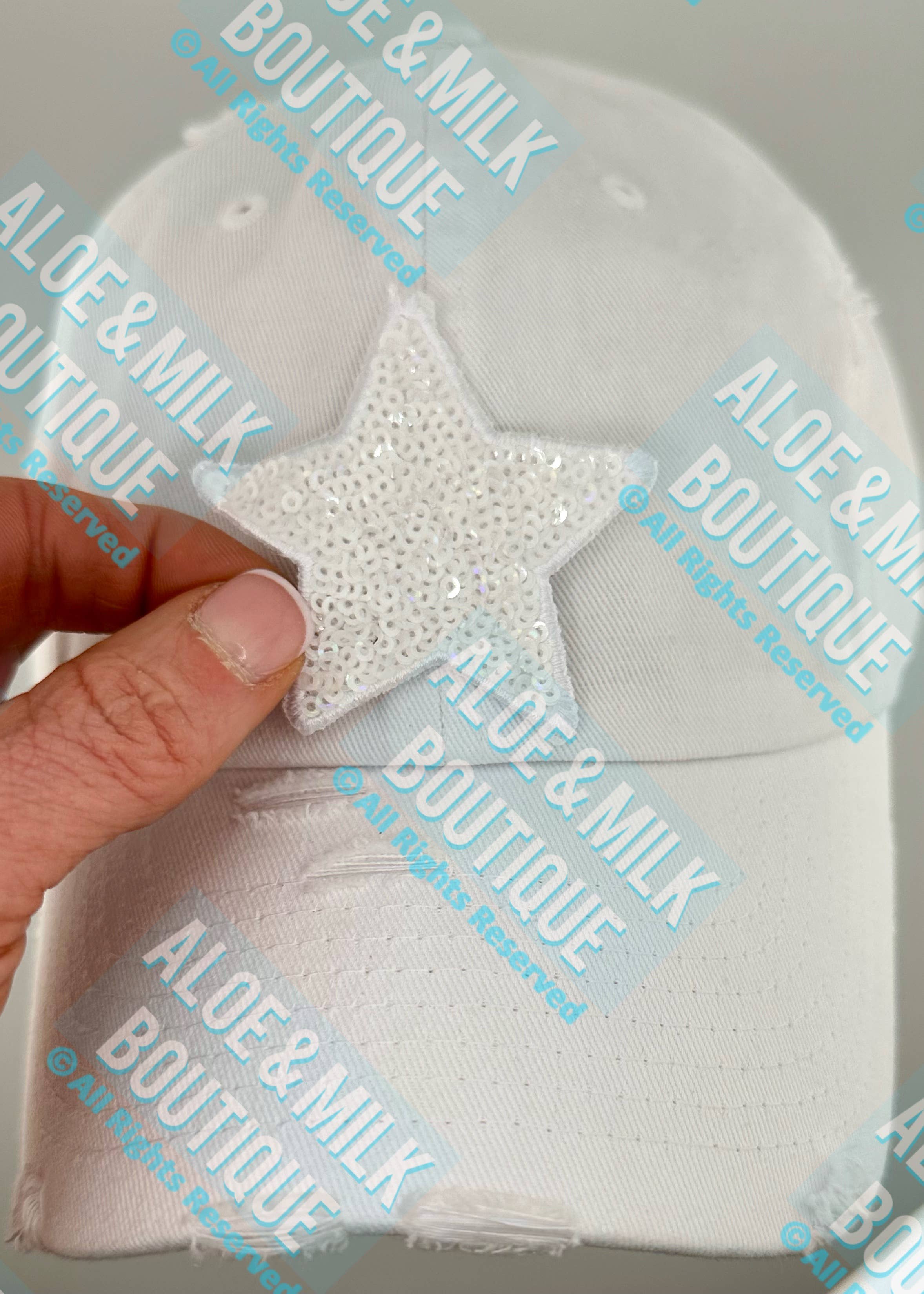 Aloe and Milk Boutique - Wholesale Patch - New Sequin Star Small, sequin star patch, cheer patch19