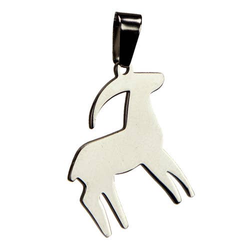 Stenbukken rustfrit stål vedhæng for engroshandel hos EHAWA