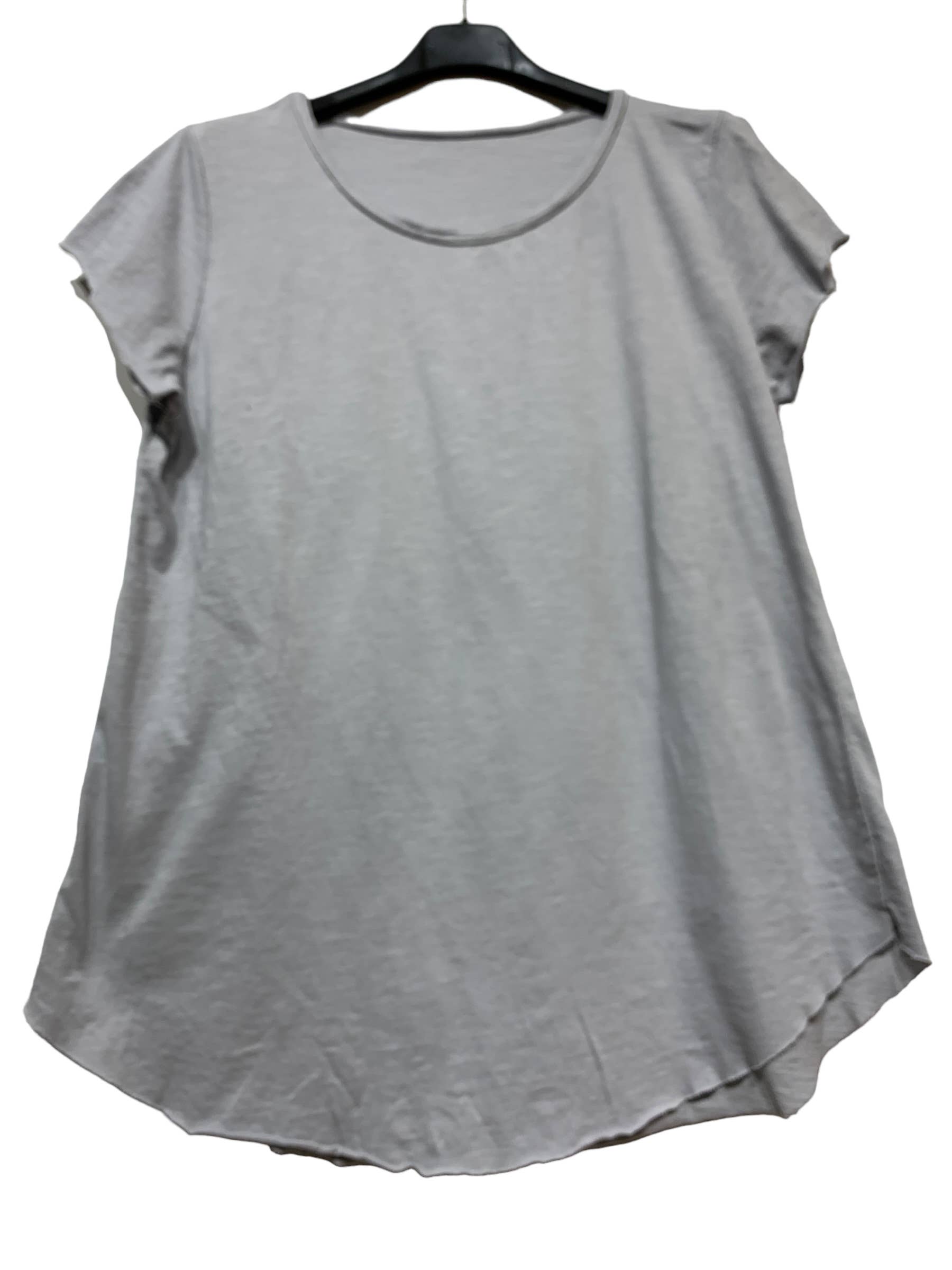 LINEN & COTTON HOUSE – Engroshandel T-shirt – til kvinder – Bomuld t-shirt med rund hals, basis 811763