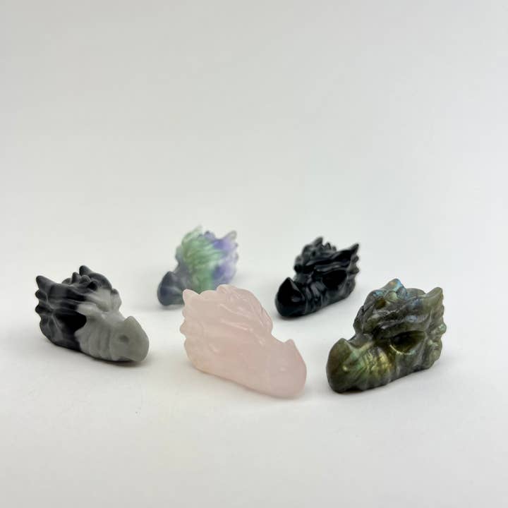 Testa di drago intagliata | 1.5 per la vendita all'ingrosso da parte di Pelham Grayson Rose