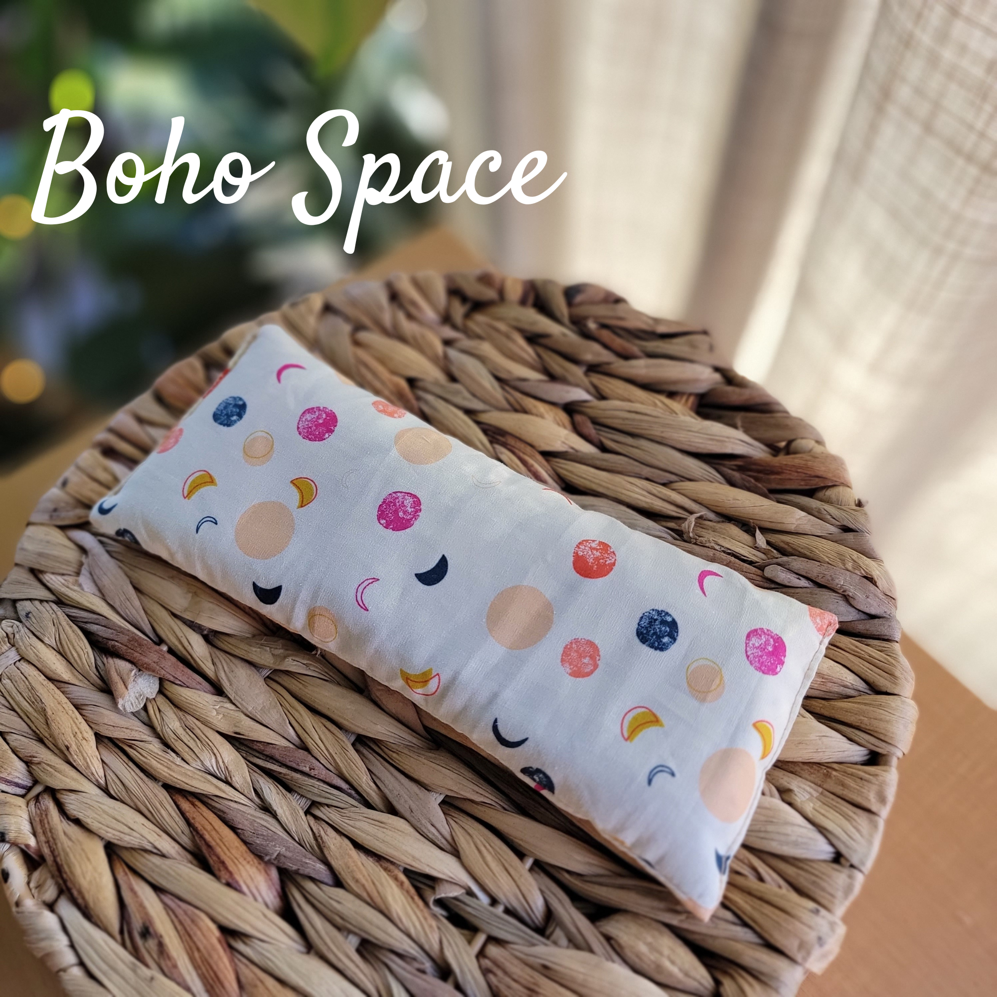 Calm Your Vibes - Wholesale Spa/Therapy Pillow - Aromatherapy Hot/Cold Weighted Eye Pillow - Moon and Sky fab1