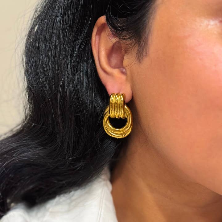 Looped Statement Earring for wholesale by Everlume