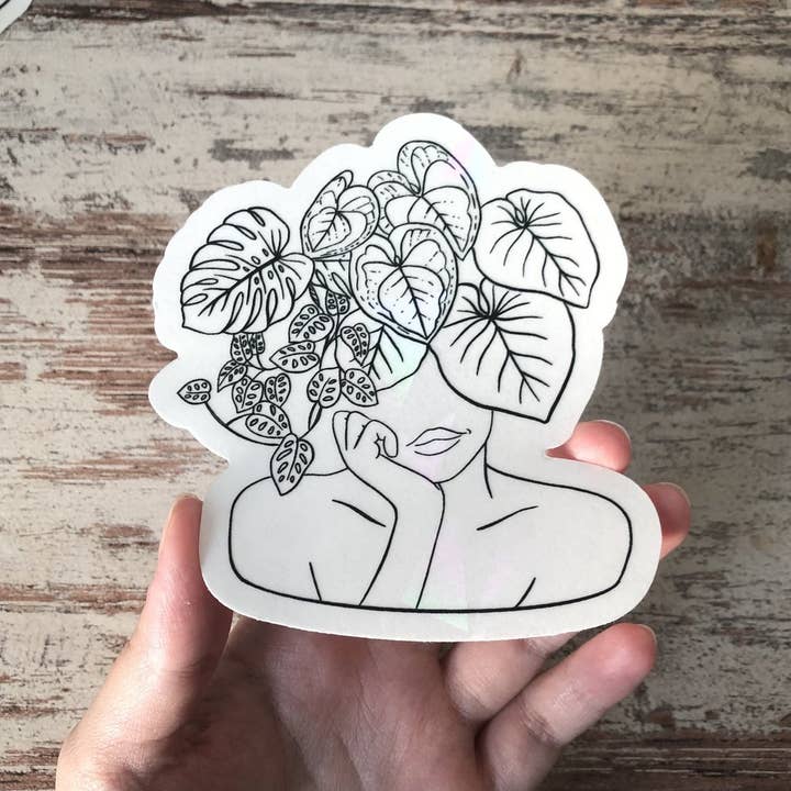 plantyintroverts - Wholesale Suncatcher - Sun Catcher Sticker Plantlady Plantlover Rainbow1