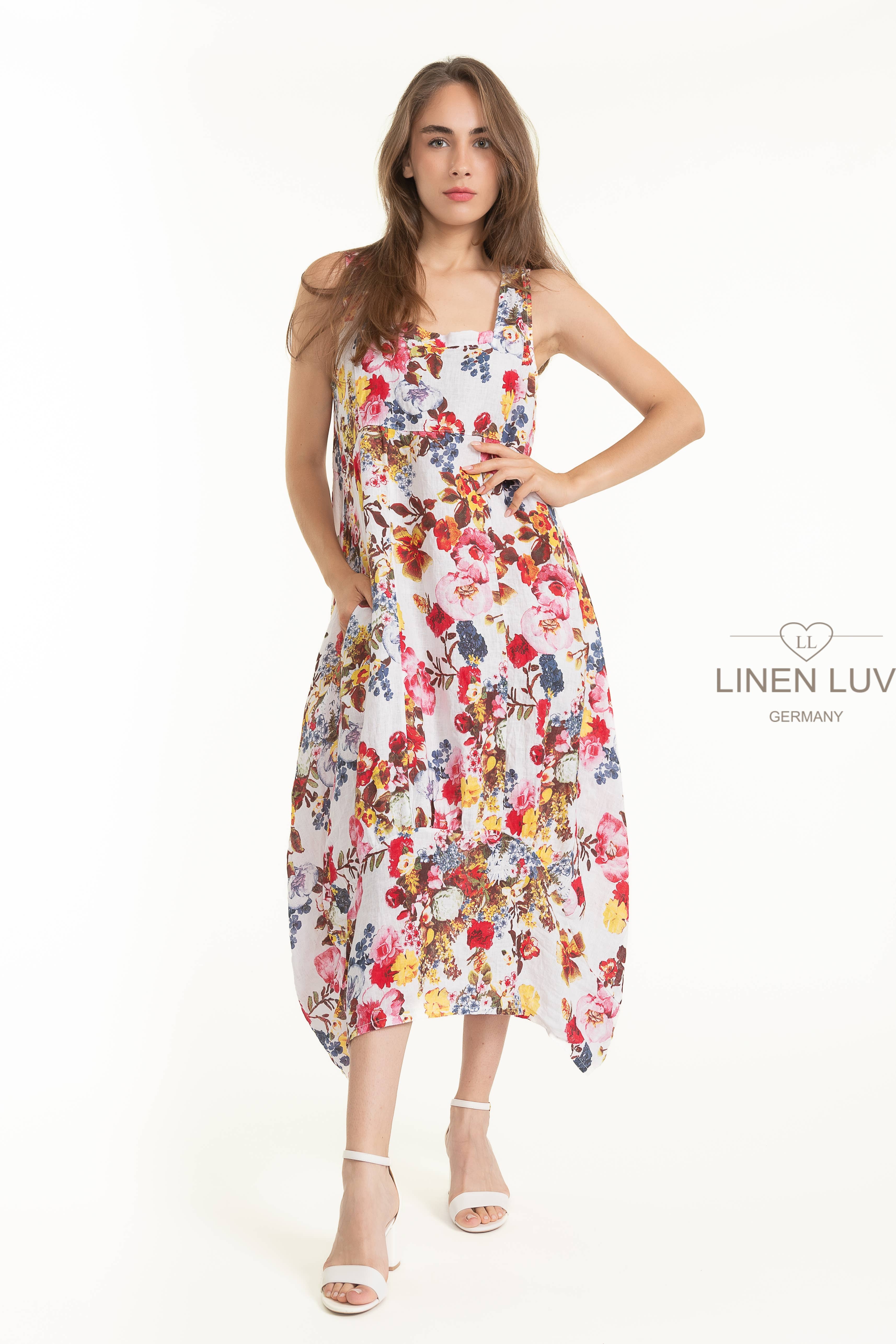 Bianco SS25 - French Linen Dress Linen Luv (TP1622-11) for wholesale on Faire