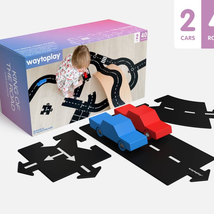 King of the Road - Extra Long Flexible Toy Road with Cars for wholesale by Waytoplay Toys