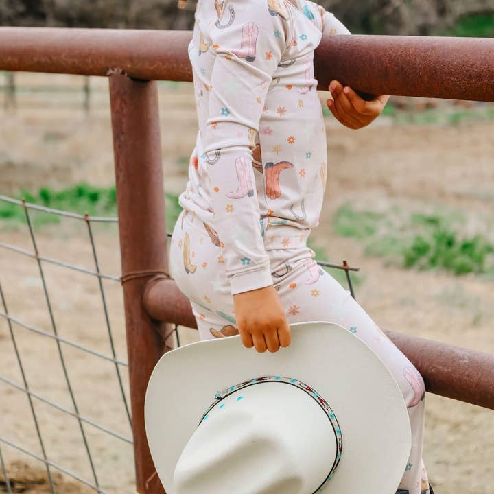 Copper Pearl - Wholesale Sleepwear Set - Kids - 2pc Long Sleeve Pajama Set - Cheyenne4