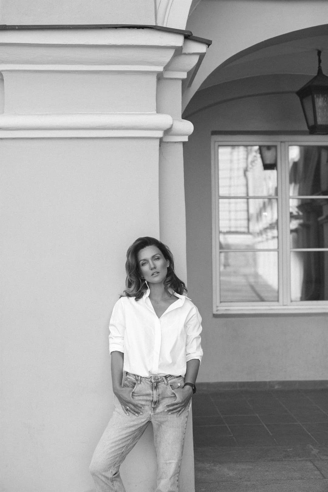 CAPSULE by Agnė Gilytė - Vente Chemise à col boutonné – femme - Chemise « FLORENCE » en coton de haute qualité39