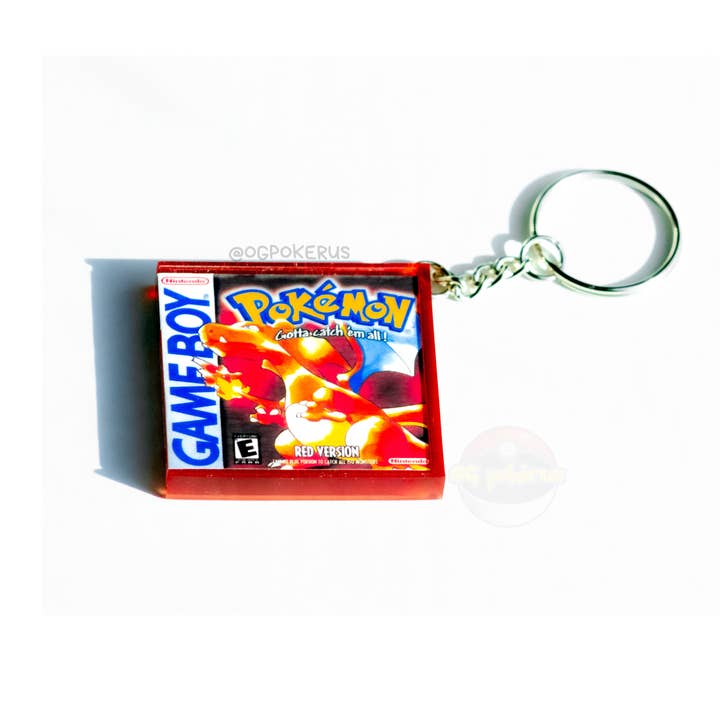 OGPokerus x Shop Me Senpai - Wholesale Keychain - Unisex - Retro Video Game Box Art inspired novelty keychains