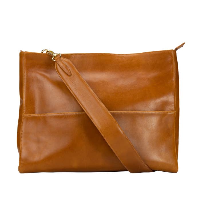 Sac messager David Retro Slim pour la vente par Cincinati Leather Boutique