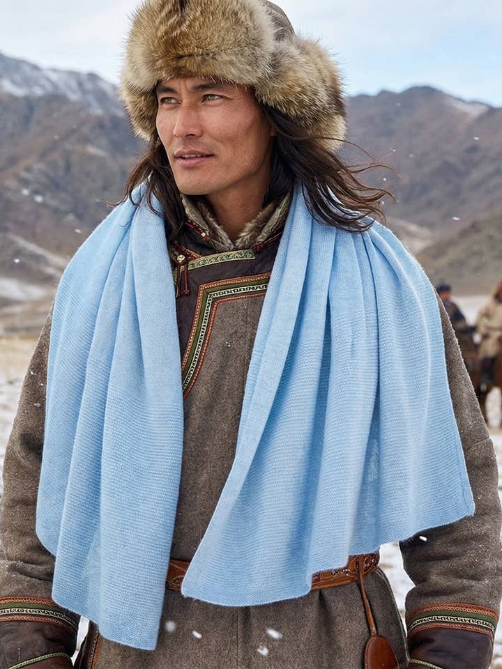 Kaschmirschal Oslo Herren for wholesale by EMAAL Cashmere GmbH