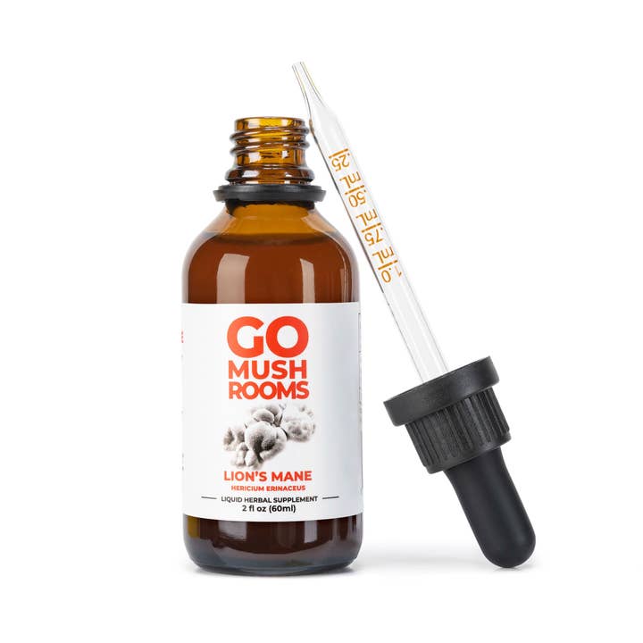 GO Mushrooms - Wholesale Tincture - LION’S MANE1