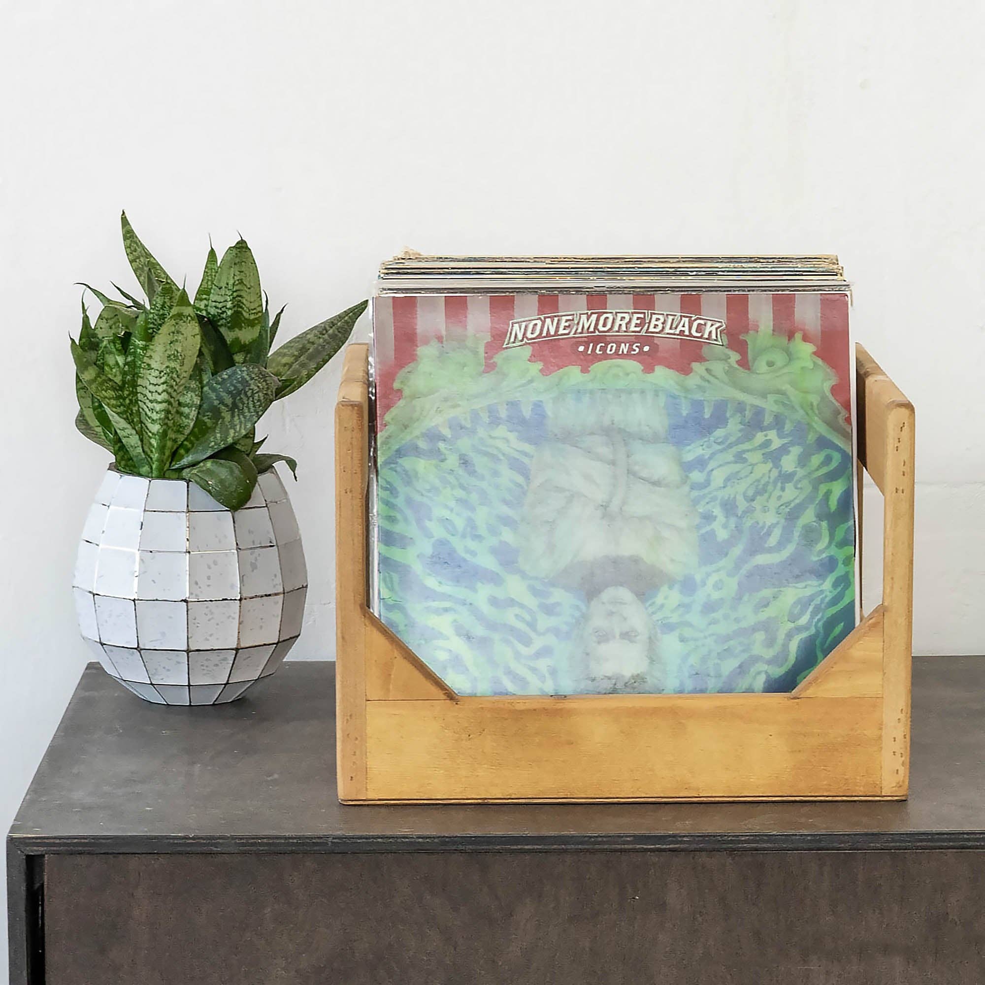 WickerWoodWorks - Vente Cubes de rangement - The Cube : caisse de rangement pour vinyles 12 pouces8