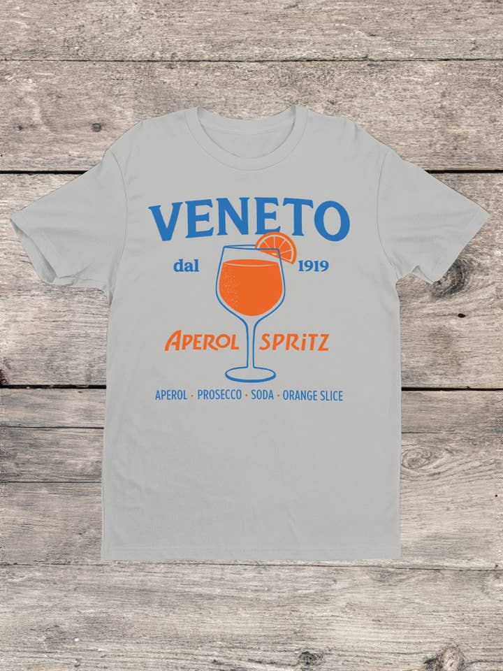 Swift Retail - Wholesale T-Shirt - Men's - Veneto Aperol Spritz Art Design Men's T-shirt1