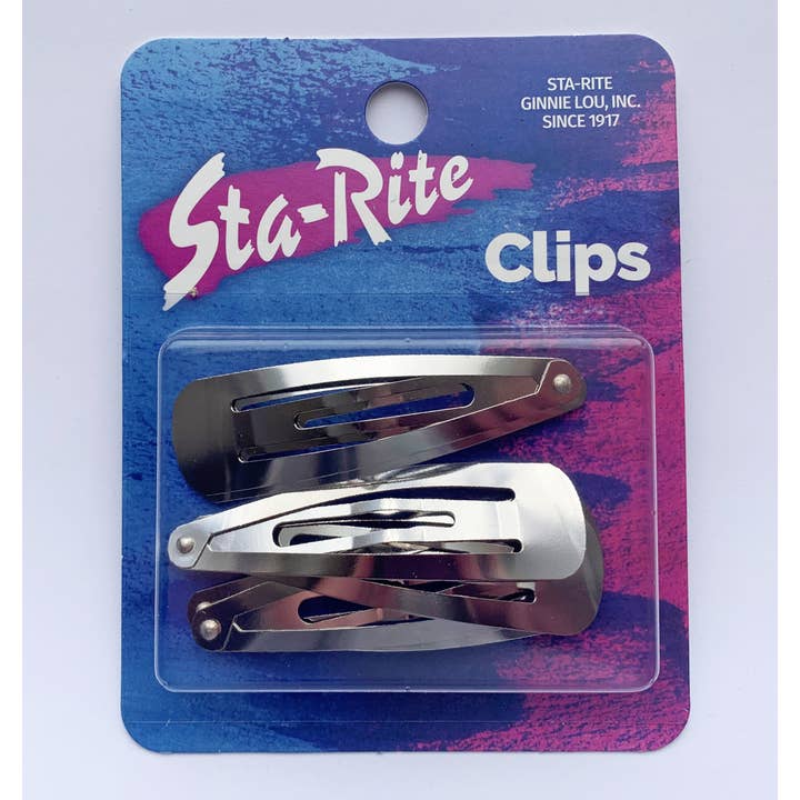 Sta-Rite Ginnie Lou - Wholesale Hair Clip - Women's - 2 1/2" Snap-Eze Clips - 6 ct4