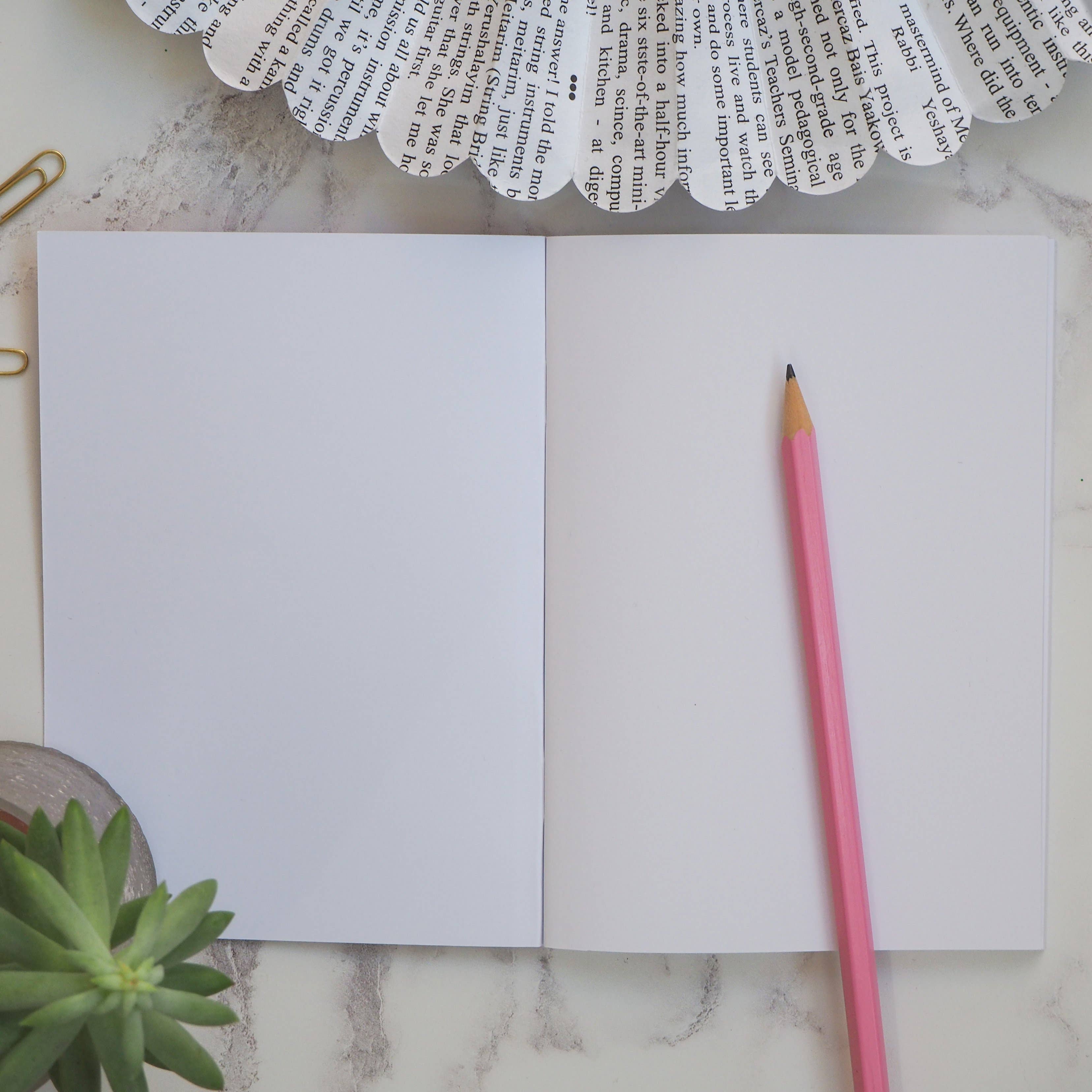 LiteraryEmporium - Wholesale Notebook - Charlotte Brontë - Women Writers Pocket Notebook Pink A61