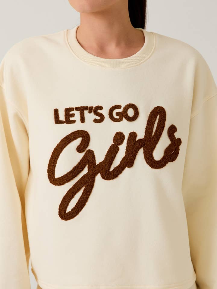 Camisola "Vamos Lá, Meninas" por atacado de Ashley’s Clothing Design Inc.