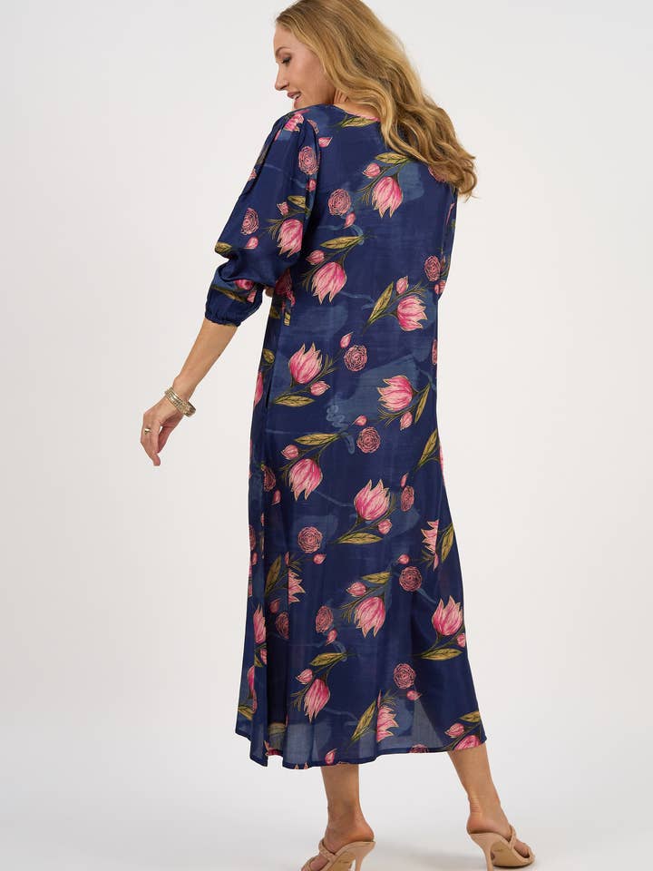 Blue Aadya Maxi Frolic for wholesale on Faire5