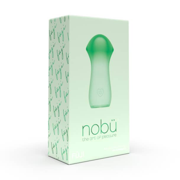 Nobü Essentials – Füji Handheld Clitoral Vibe – Green for wholesale by Nobu Toys