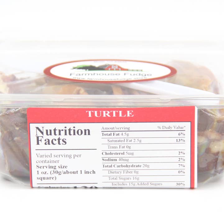 Farmhouse Fudge - Wholesale Fudge - Turtle Fudge 8 oz.1