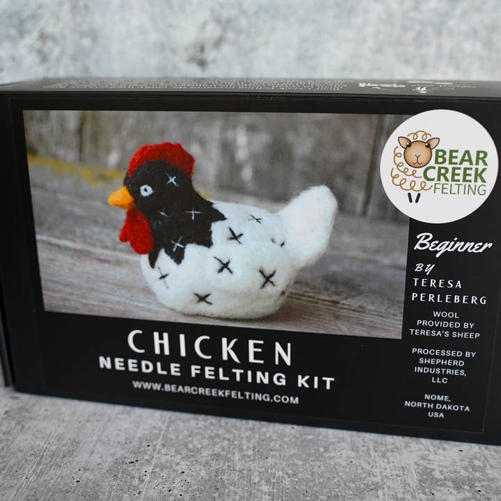 Bear Creek Felting - Wholesale Craft Sewing Kit - Chicken Needle Felting Kit (Beginner)1