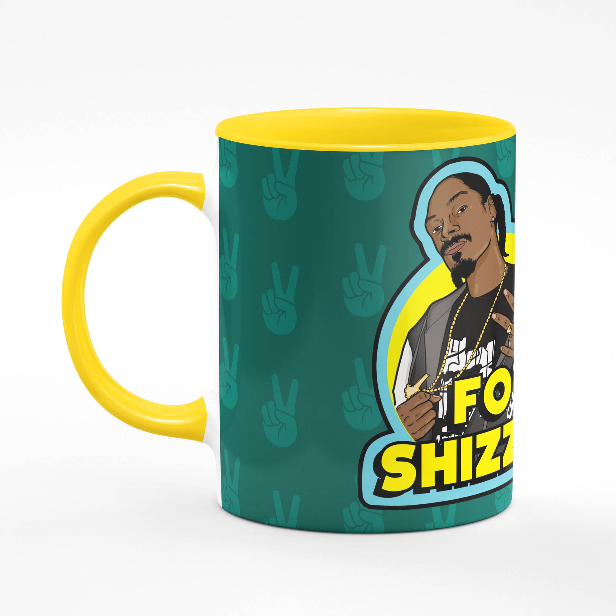 Studio Soph (We Pay Your Import Fees - We Ship DDP) - Wholesale Coffee Mug - Fo Shizzle Yellow Mug