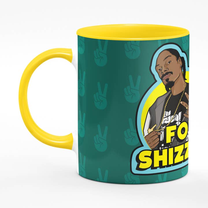 Studio Soph (We Pay Your Import Fees - We Ship DDP) - Wholesale Coffee Mug - Fo Shizzle Yellow Mug0