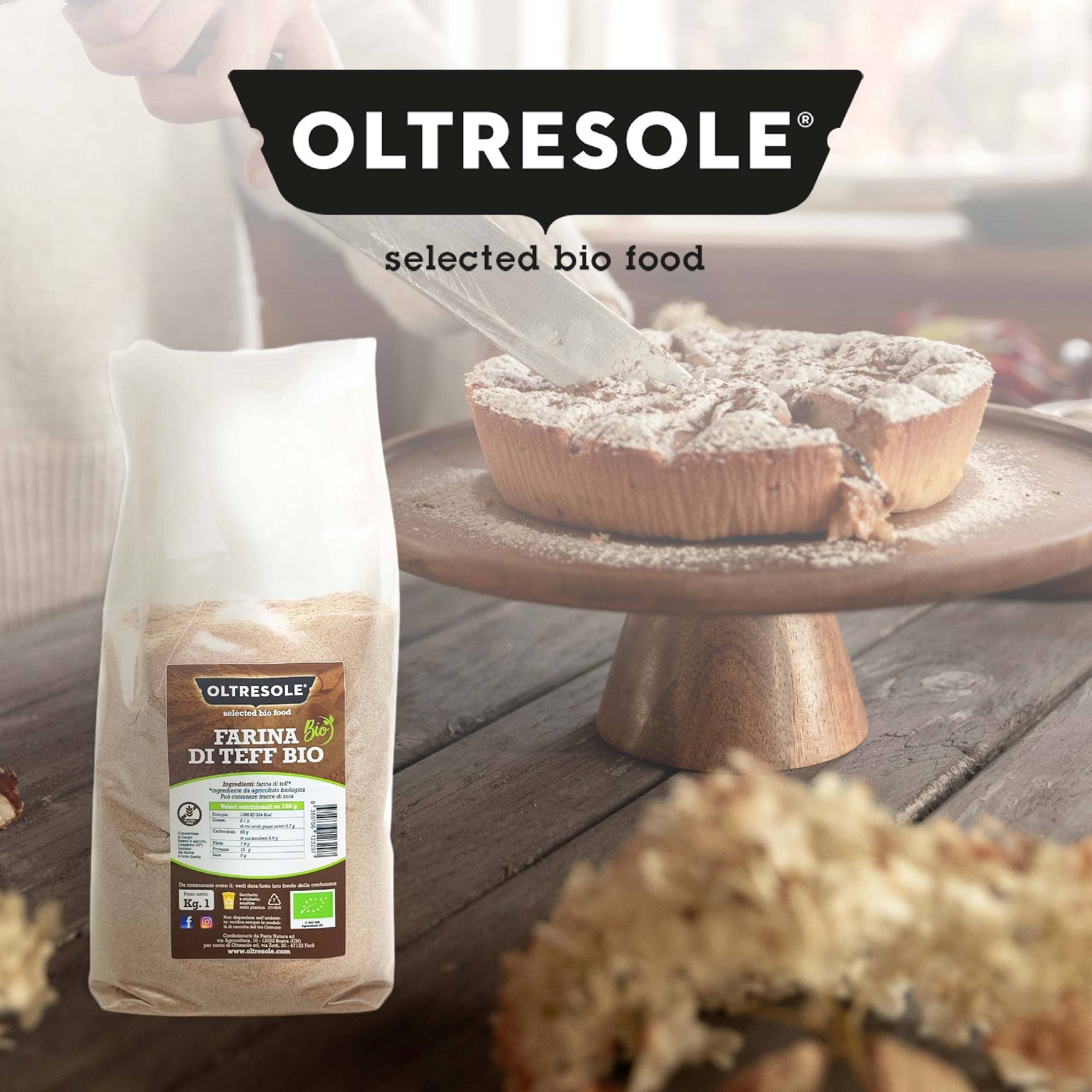 Oltresole – Engroshandel Glutenfrit mel – ØKOLOGISK TEFFMEL 1 kg6