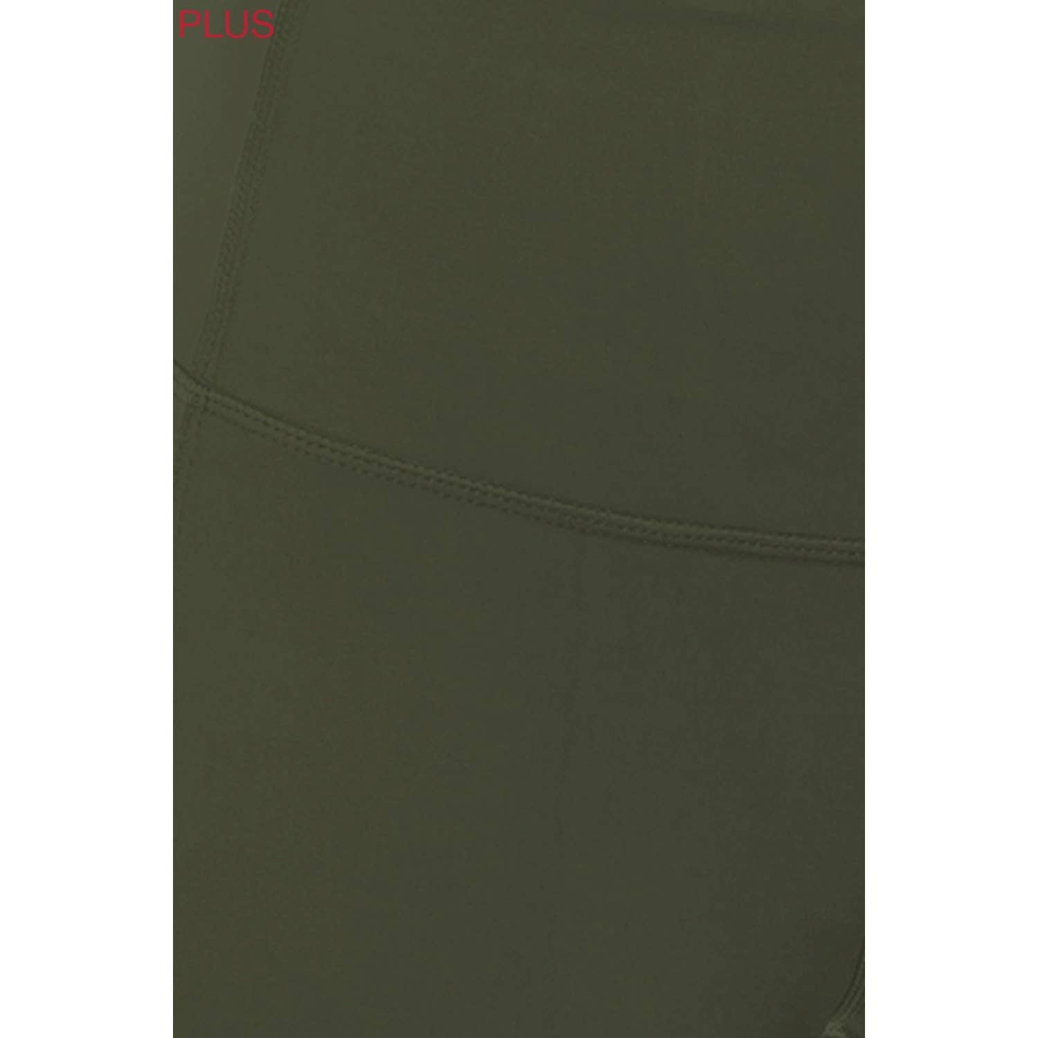 Leggings Depot - Wholesale Athletic/Lounge Leggings - Women's - Plus Size Premium Activewear 7/8 Length Leggings16