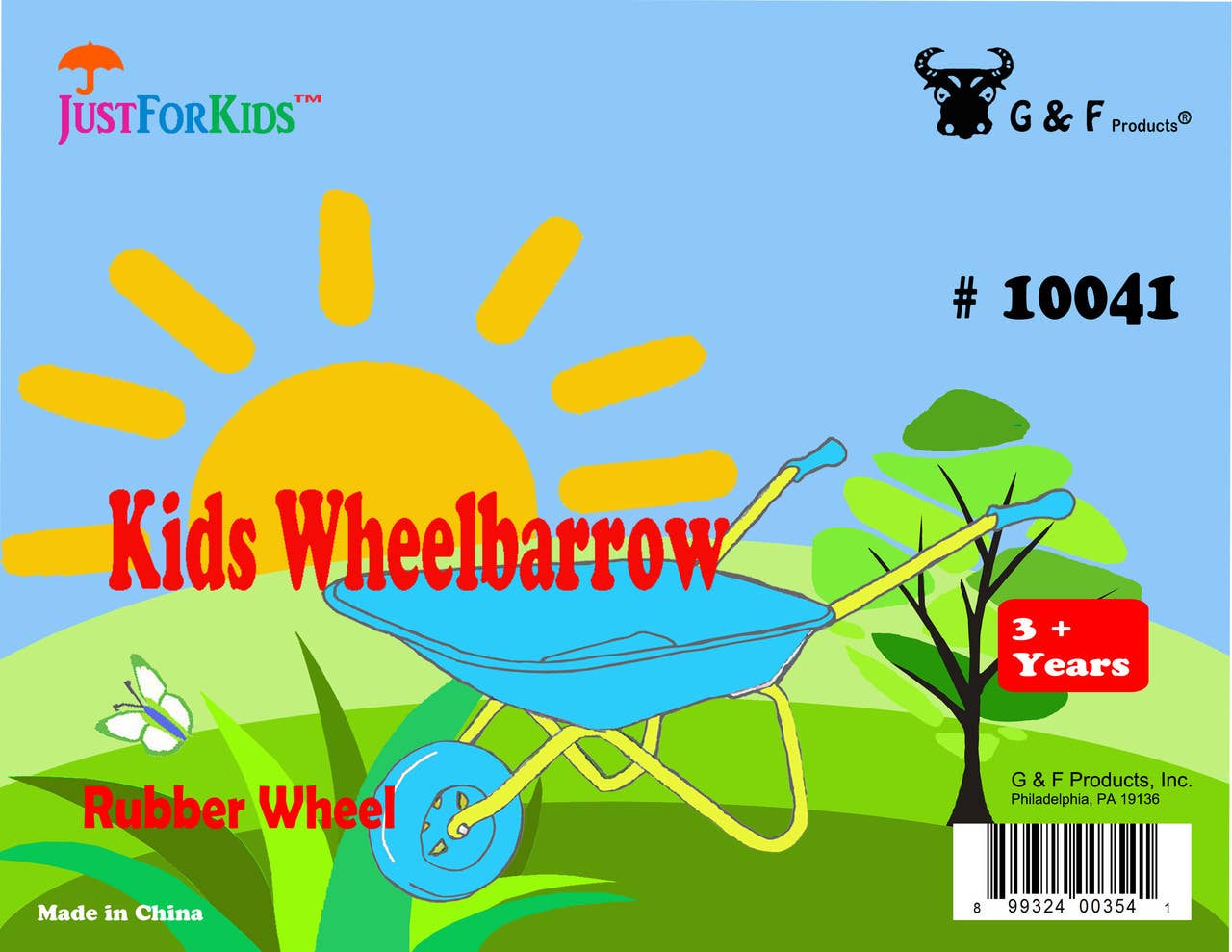 G & F Products - Wholesale Toy Set - Kids - Kids Wheel Barrel - Blue3