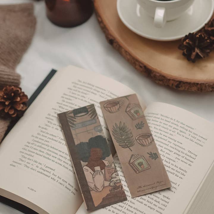 The Cafe Reading Woodmark for wholesale by The Seasonal Pages