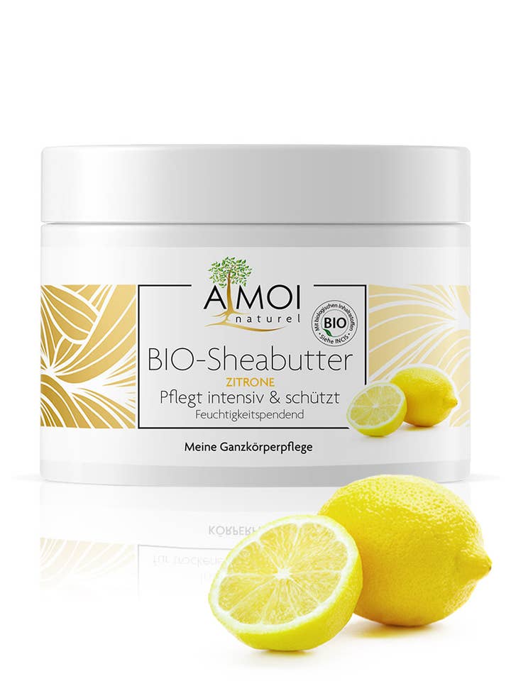 Beurre de karité au citron d'AMOI Naturel pour la vente par AMOI naturel