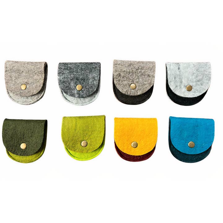 Fibres of Life - Wool & Felt - Wholesale Pouch - Women's - The Curve - Mini Organizer Pouch - Bundle of 101