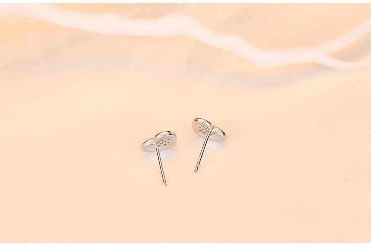 Gemscape UK – Großhandel Ohrstecker – Voll besetzter Liebesohrring aus Sterlingsilber2