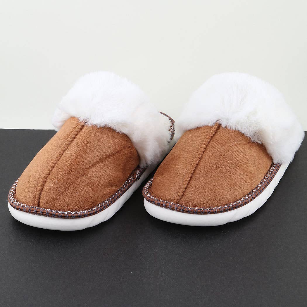 3AM BY H&D ACCESSORIES – Engroshandel Slippers - Dame – Klassiske Fuzzy Tøfler4