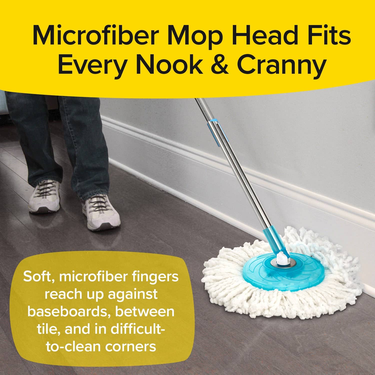 BulbHead - Wholesale Mop - Hurricane Spin Mop | Original Spin Mop5