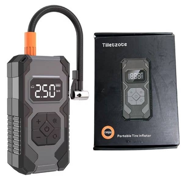 Tilletzote Automotive - Portable Tire Inflator for wholesale by St. Louis Wholesale LLC