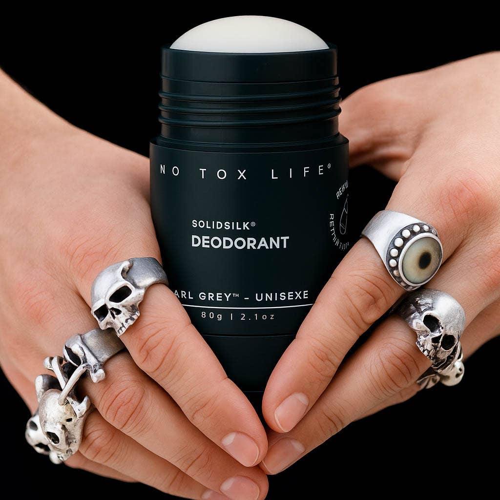 No Tox Life - Vendita all'ingrosso Deodorante - Unisex - Deodorante SOLIDSILK® ricaricabile (Earl Grey) - No Tox Life1