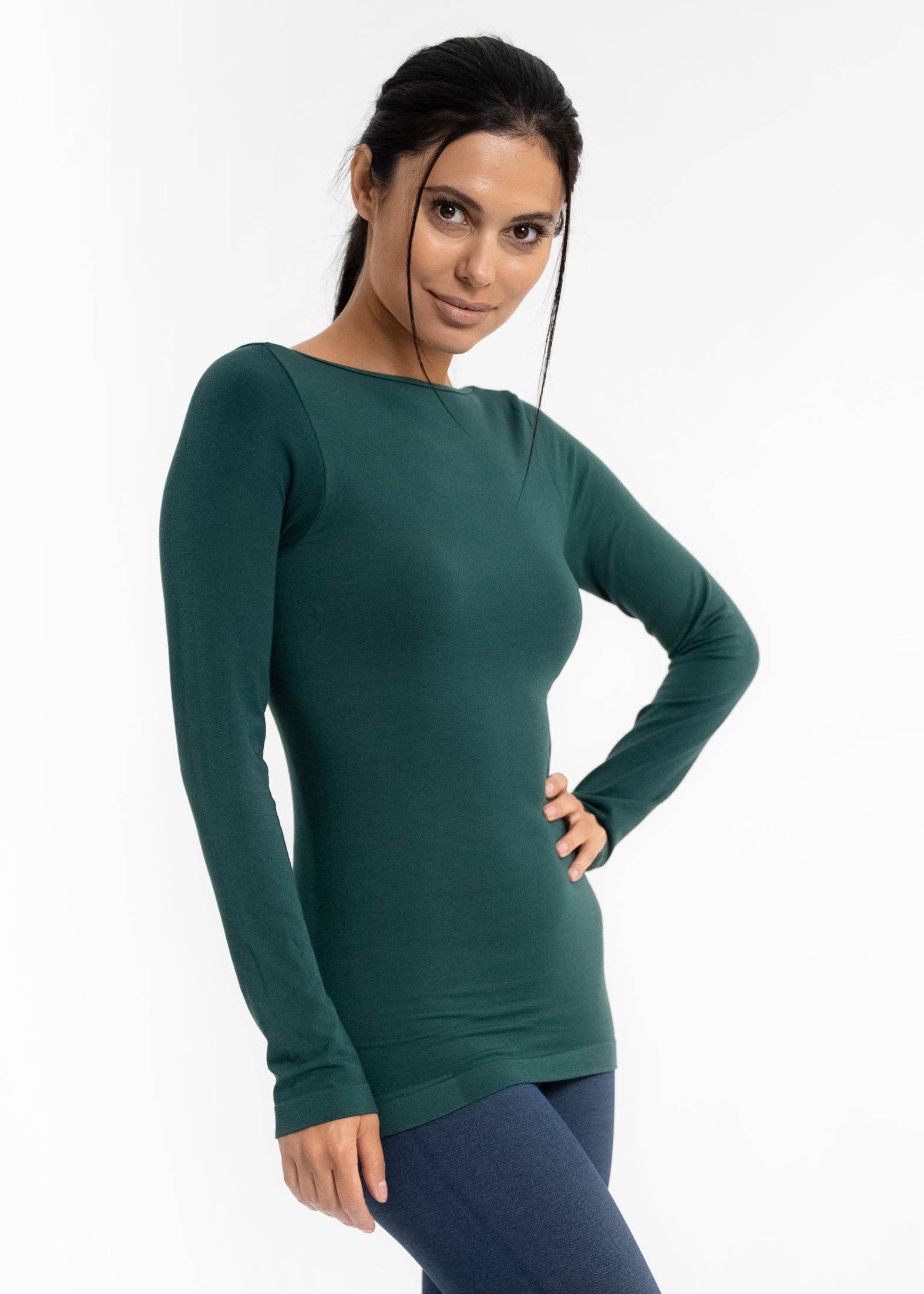 ELIETIAN - Vendita all'ingrosso Maglietta - Donna - Manica Lunga Reversibile85