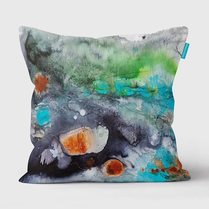 Hidden Secrets Cushion | Abstract for wholesale by Perkins & Morley
