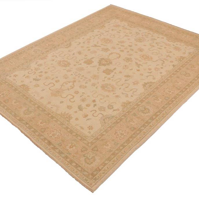 Alfombra Clásica Ziegler Mariette Beige/Nude de Lana - 2,79 m x 3,45 m para venta al por mayor de Arshs Fine Rugs