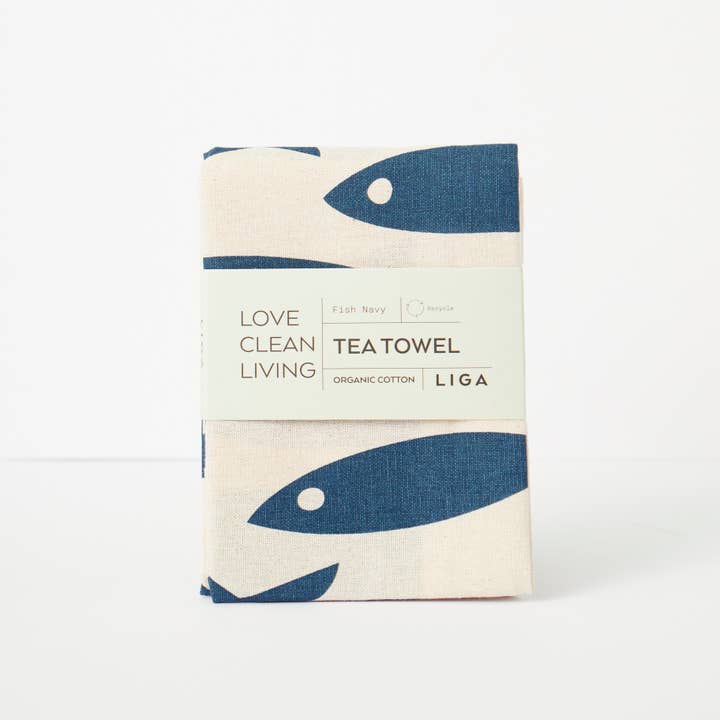 LIGA - Wholesale Tea Towel - Organic Tea Towel | Fish6
