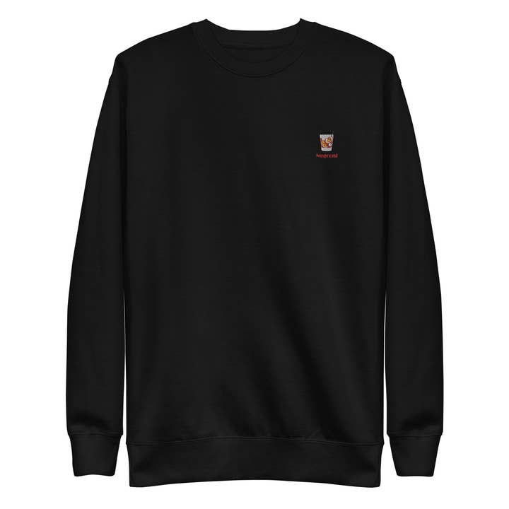 Negroni sweatshirt embroidered cotton for wholesale by Drink Corner