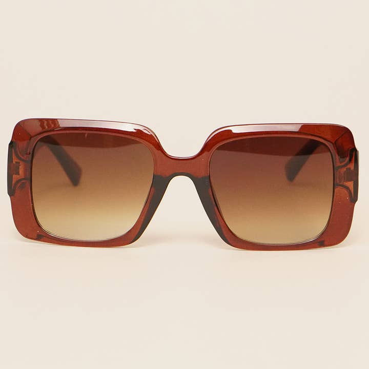 ASSORTED COLOR Retro Square Acetate Sunglasses for wholesale on Faire6