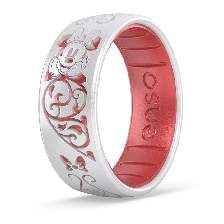 Disney Silicone Ring - Flourish Heart - Minnie Mouse for wholesale by Enso Rings